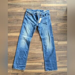 NWT Diesel Classic Blue Straight Leg Jeans